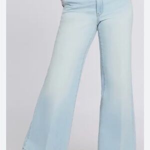 YMI Women's Sky Blue Flare Jeans